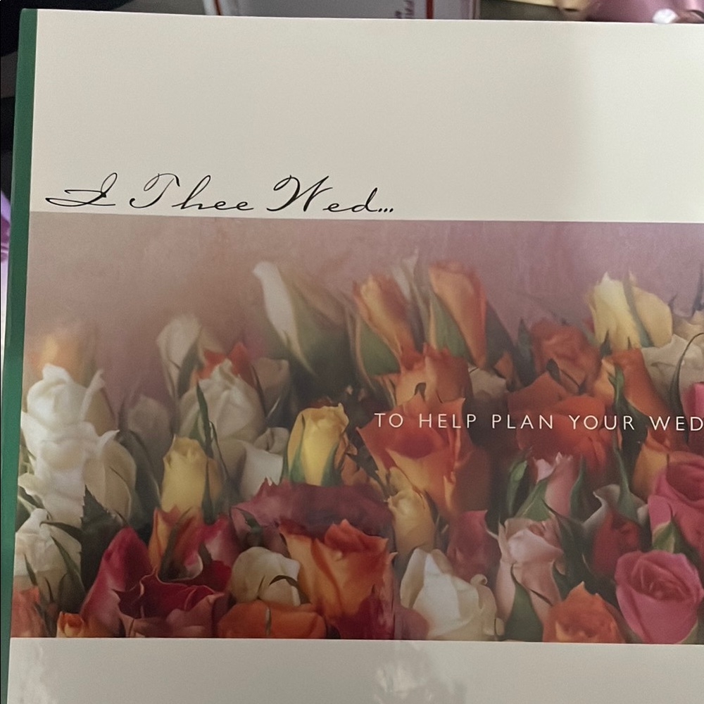 I Thee Wed Wedding Planning Book - Multicolor
